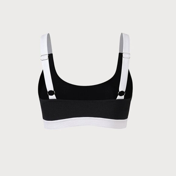 BERLOOK Contrast Trim Bikini Top ONLY 45 - Picture 7 of 9